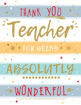 Picture of THANK YOU TEACHER CARD